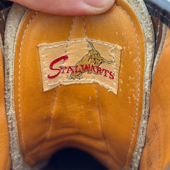 Vintage 60s Stalwarts The Year Round Boot Moc Toe Leather Hunting Boots Men\'s 9 main image 4